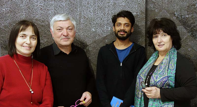 vlnr. Sandra Wagner, Manfred Doppler, Praved Krishnapilla, Elfi Guttenbrunner