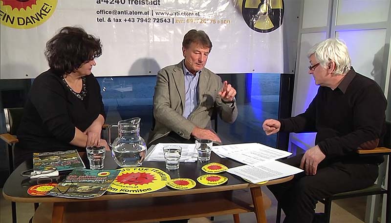 Elfi Guttenbrunner, Mag. Franz Obermayr, DI Manfred Doppler Foto Diskussion